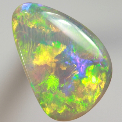 SOLID CRYSTAL OPAL Quality opal. Very bright, clean colours in a RARE Hologram pattern. With VIDEO